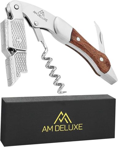 Waiters Corkscrew Wine Opener, Wine Key For Servers Bartenders Sommeliers. Cork Screw Wine Bottle Opener