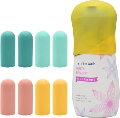 Silicone Bottle Covers Travel Essentials for Women Men, Beach Vacation Essentials, Travel Size Toiletries Accessories, 